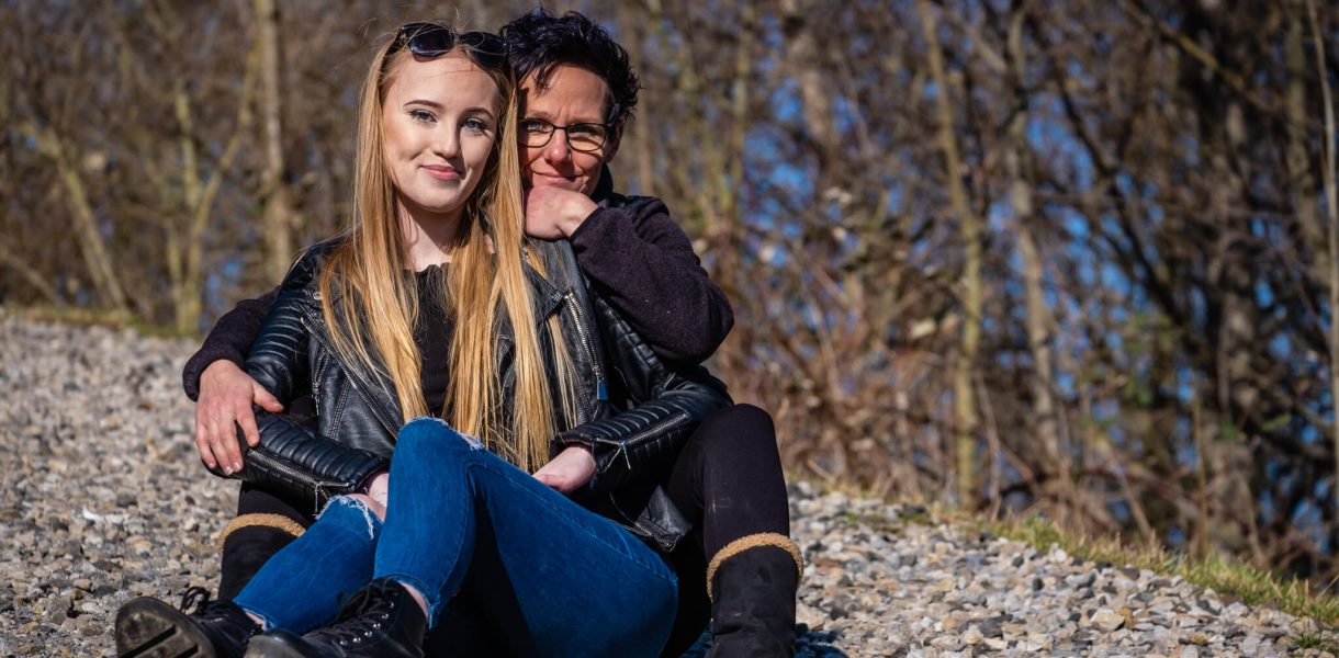 Mutter Tochter Fotos Outdoor