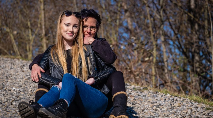 Mutter Tochter Fotos Outdoor
