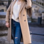 Model Street Fotografie mit Mantel