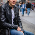 Portraitfotografie in der Fussgängerzone